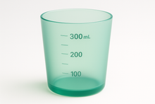 Load image into Gallery viewer, A green mouth wash cup with 300 ml volume
