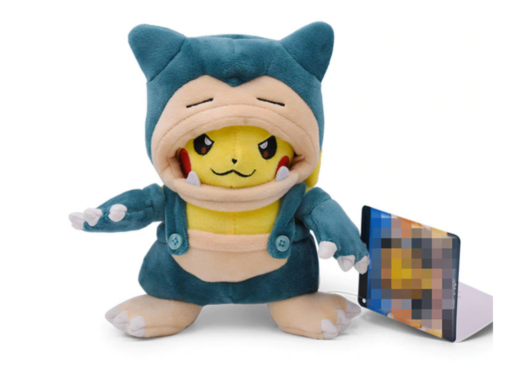 Pikachu cosplay Snorelax drop